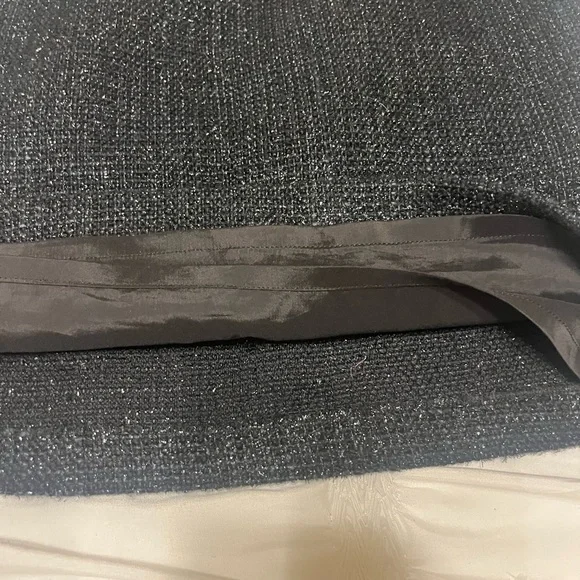 Ann Taylor Black Tweed 00 Mini Skirt - Picture 3 of 4
